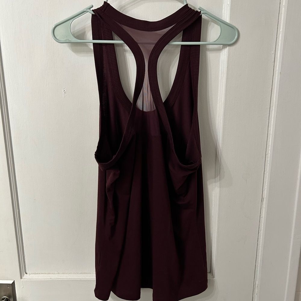Athleta Dark Maroon Tank Top - Picture 4 of 5